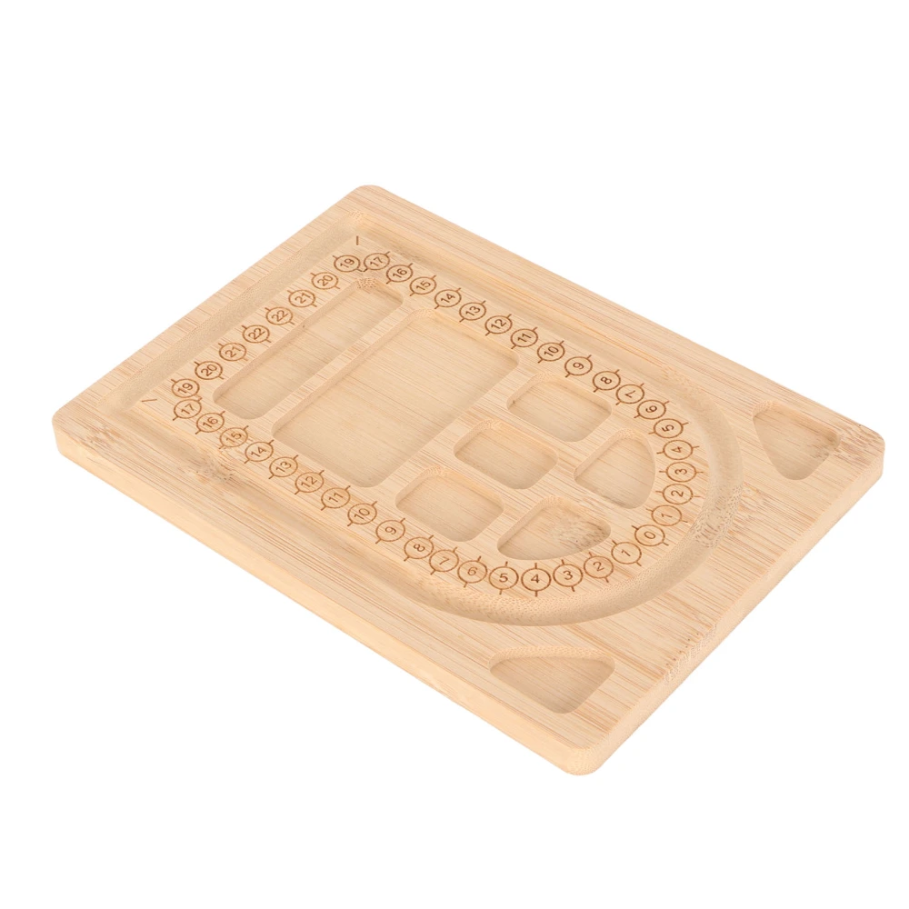 Bead Board Durable Exquisite Bamboo Bead Design Board Multipurpose Beading Tray for Bracelet Jewelry Making