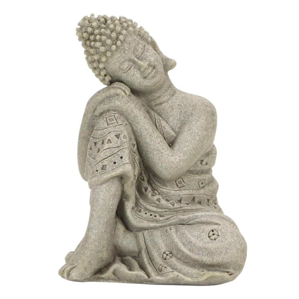 Buddha Statue Synthetic Resin Buddha Sculpture Exquisite Decorative Buddhist Figurine for Living Room Office BS114F