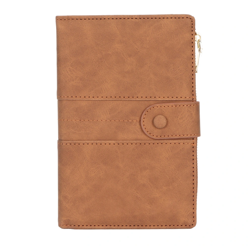 Passport Holder RFID Women Passport Cover Case Waterproof PU Leather Passport Wallet for Travel Business Trip Coffee