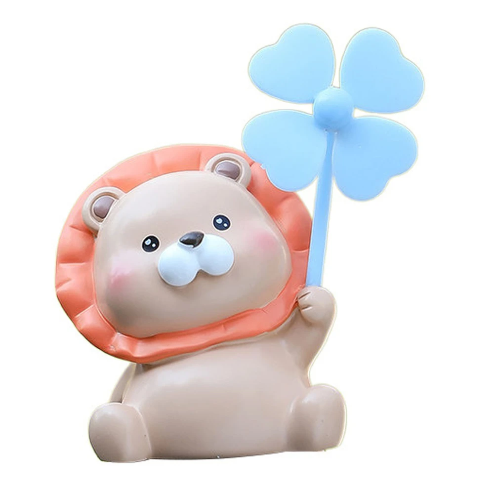 Bike Handlebar Ornament Cute Animal Waterproof Light Weight Electric Scooter Handlebar Decoration Lion