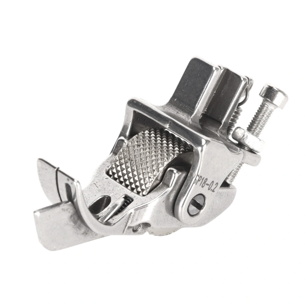 Metal Wheel Presser Foot Stainless Steel Portable Twist Roller Presser Foot for Curtain Sofa Velvet