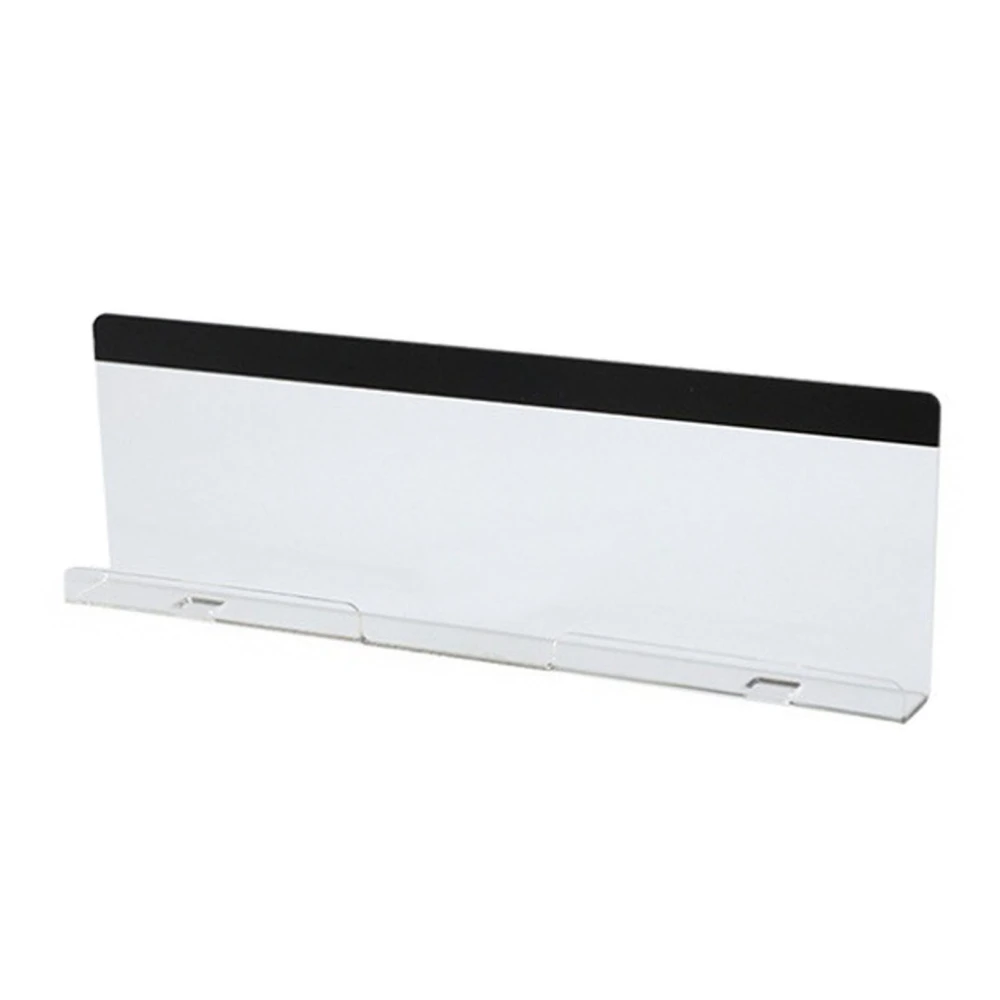 Monitors Bottom Memo Board with Charging Hole Acrylic Computer Message Board for Mobile Phone Pen for Office