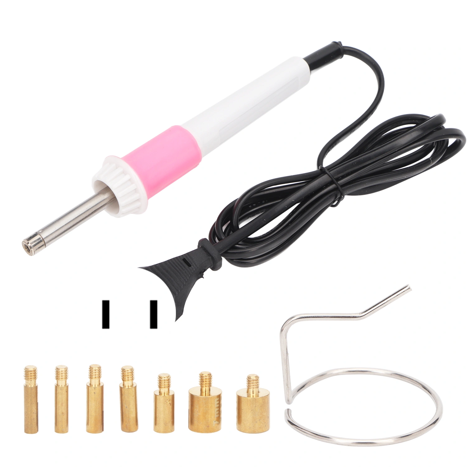 Hot Fix Applicator with 7 Tips Iron Rings 15W Quick Heating Semi Automatic Energy Saving DIY Hot Fix Rhinestone Machine US Plug 110‑220V