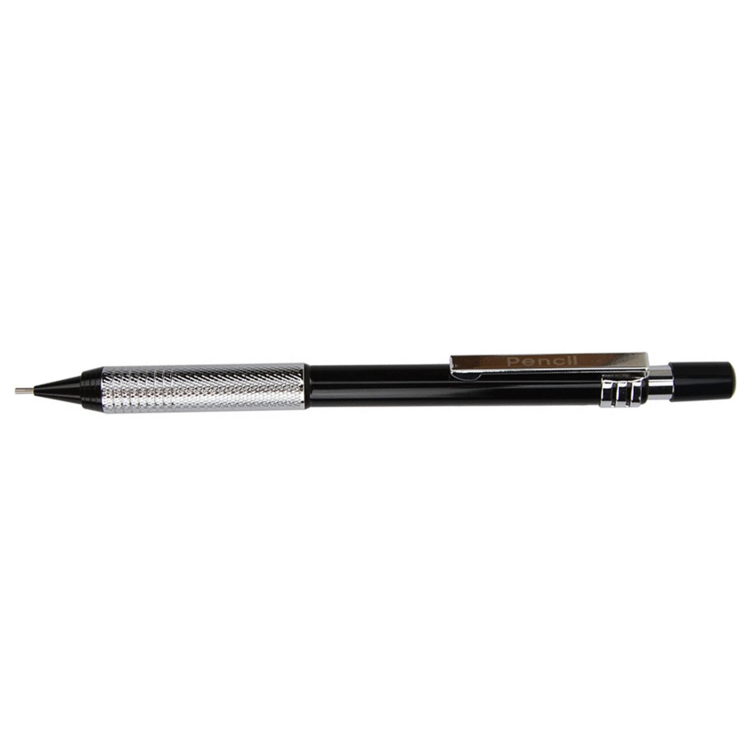0.5mm Mechanical Pencil Metal Automatic Pencil Mechanical Pencil Starter Kit with 30pcs Refills for Drafting Writing