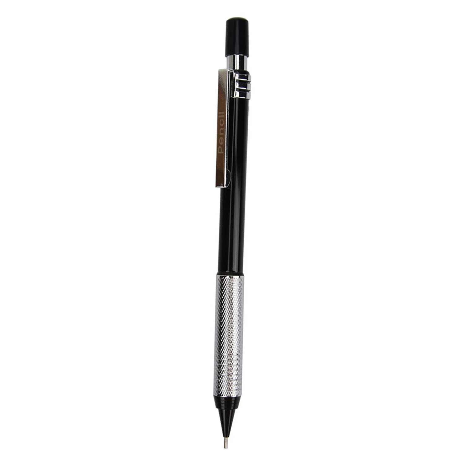 0.5mm Mechanical Pencil Metal Automatic Pencil Mechanical Pencil Starter Kit with 30pcs Refills for Drafting Writing
