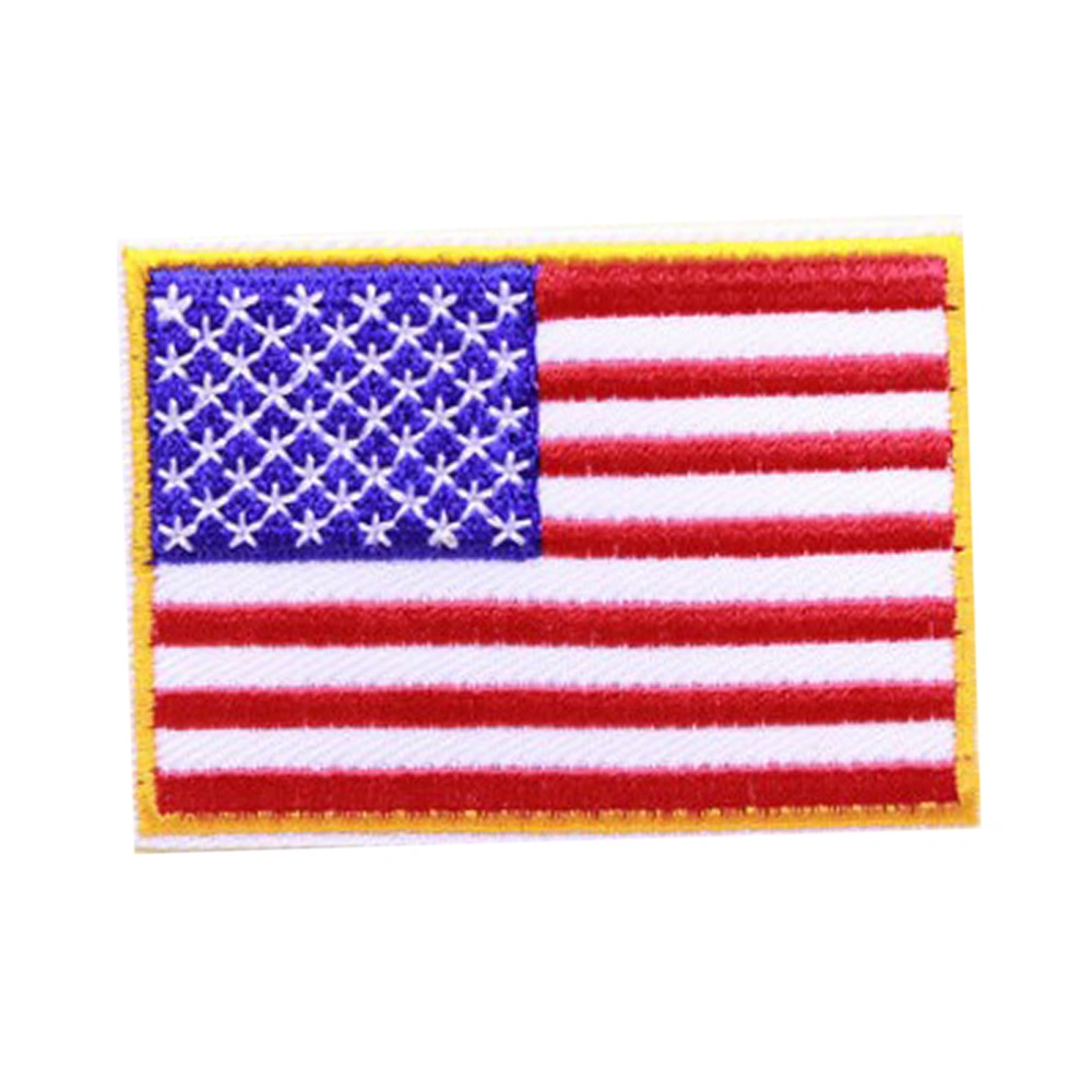 Embroidered Patches American Flag Iron On Patches for Jackets Shirts Hats Pants Decoration