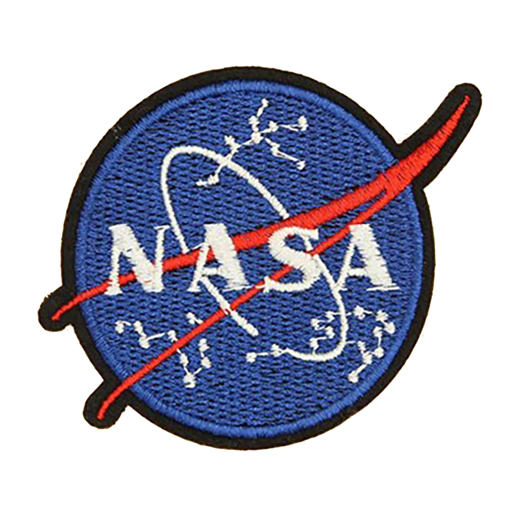 Embroidered Patches Space Surfing Embroidered Iron On Patches for Jackets Shirts Hats Pants Decoration