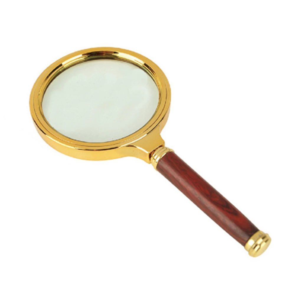 10X Handheld Magnifier Compact Portable Magnifying Glass for The Old Reading Newspapers Appraising Jewelry