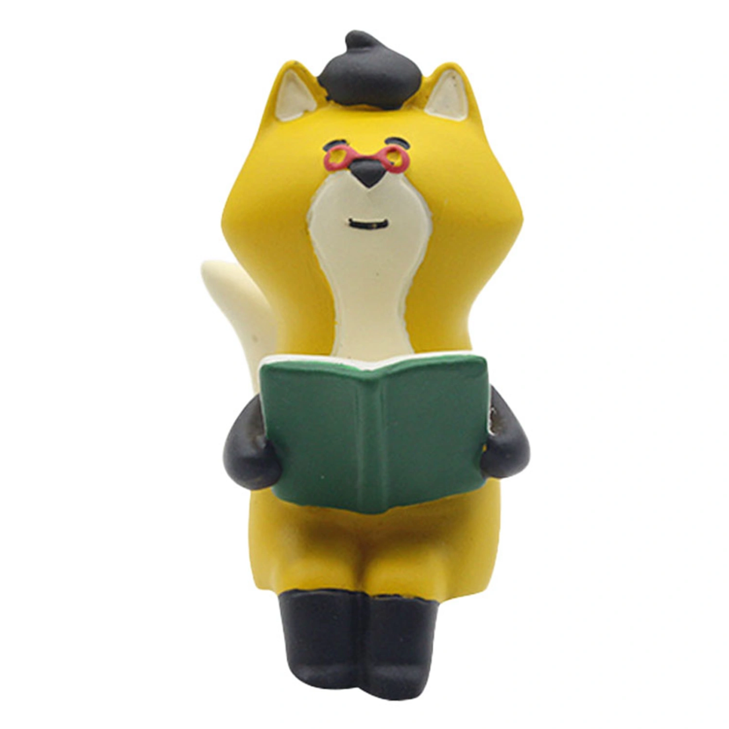 Cat Bookshelf Ornament Cute Exquisite Synthetic Resin Environmentally Friendly Animal Tabletop Statue Type 3