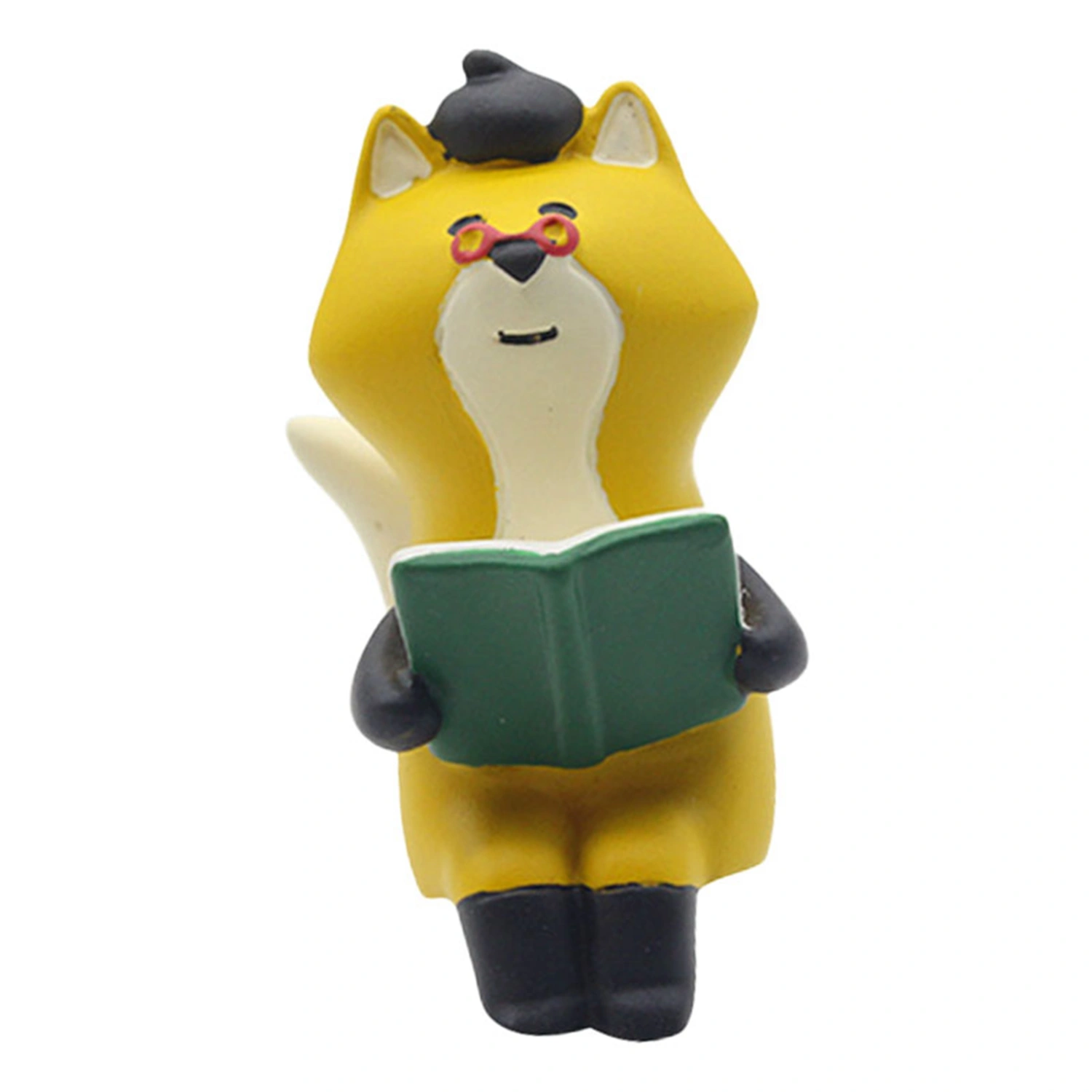 Cat Bookshelf Ornament Cute Exquisite Synthetic Resin Environmentally Friendly Animal Tabletop Statue Type 3