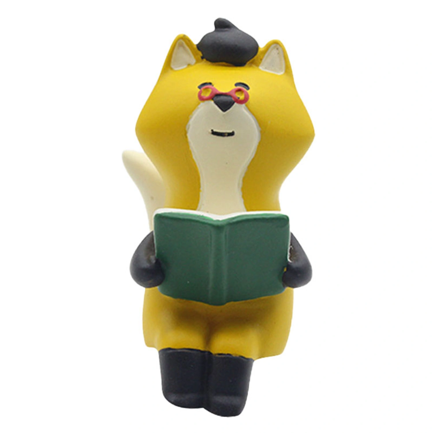 Cat Bookshelf Ornament Cute Exquisite Synthetic Resin Environmentally Friendly Animal Tabletop Statue Type 3
