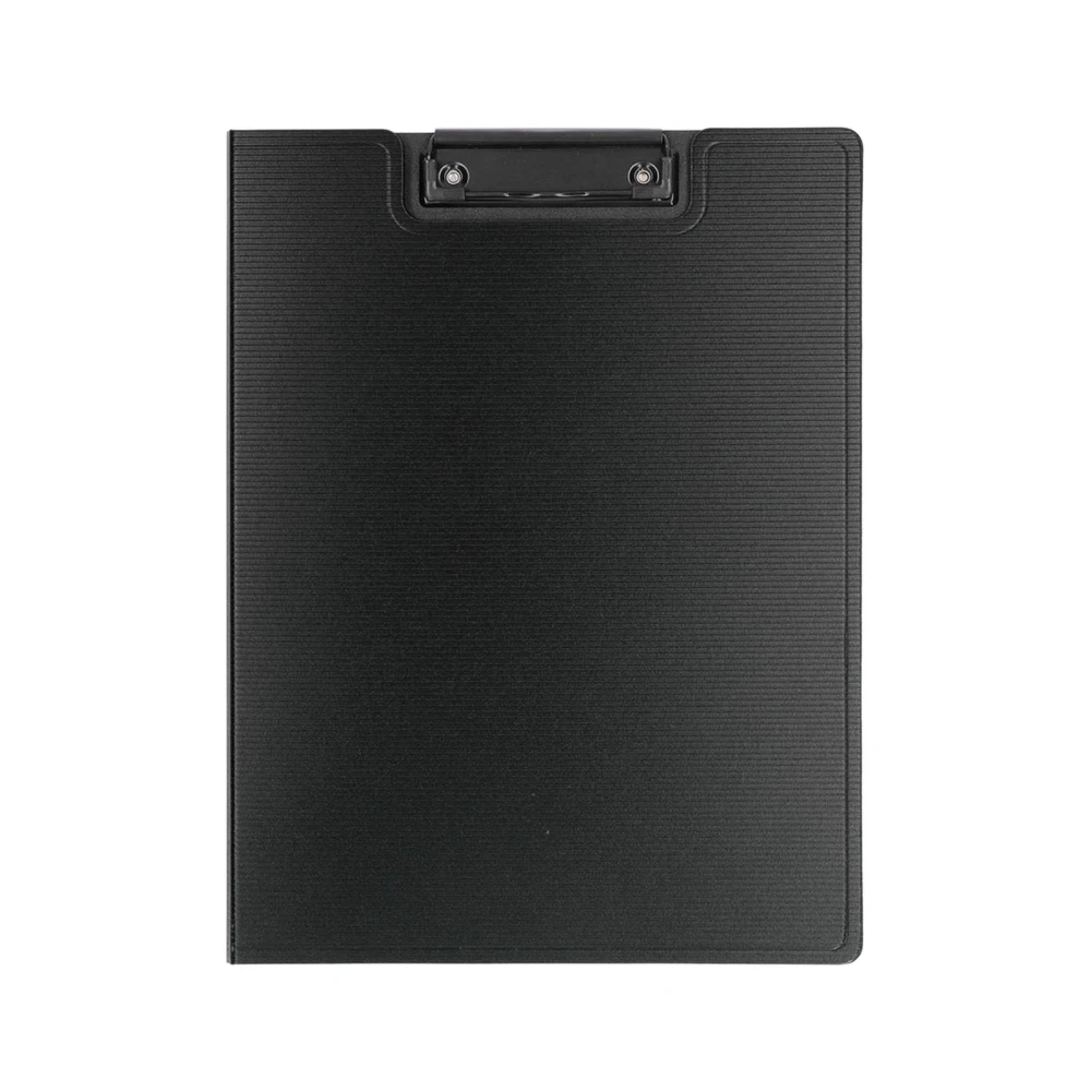 Clipboard Folder Delicate Hot Pressing Process Bending Resistance Thickened A4 Clip Board Folder Board Black