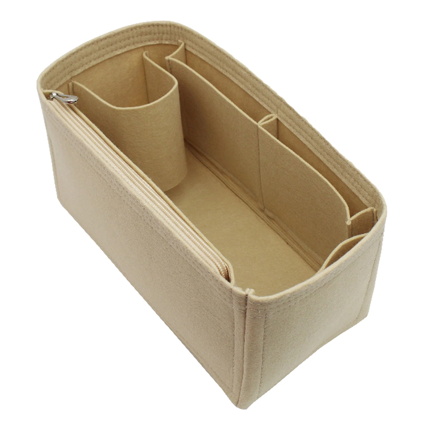 Tote Bag Organizer Insert for Speedy25 30 35 Multi Compartment Storage Stereotype Felt Bag Organizer Insert Type 35 (16x33x17cm)