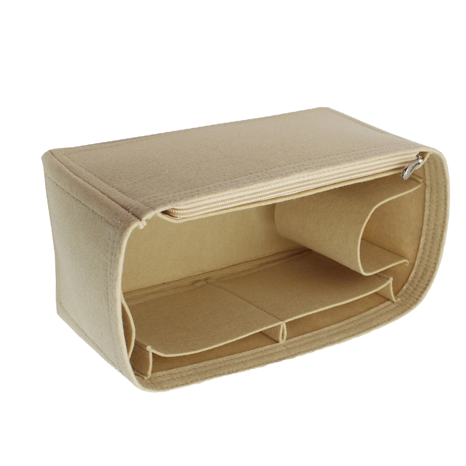 Tote Bag Organizer Insert for Speedy25 30 35 Multi Compartment Storage Stereotype Felt Bag Organizer Insert Type 35 (16x33x17cm)