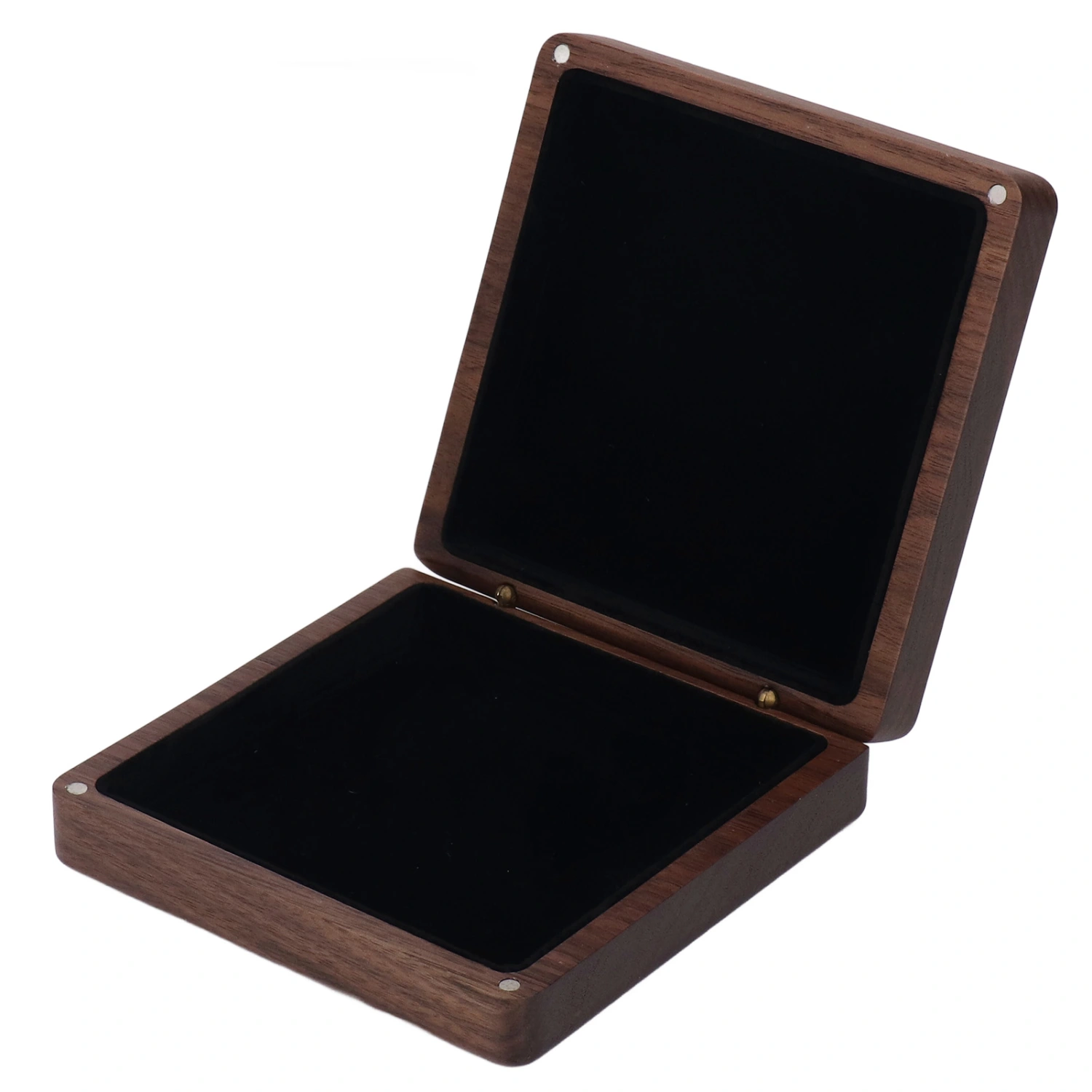 Bracelet Box Handcrafted Glossy Polished Walnut Bracelet Jewelry Box with Interlocking Hinges for Birthday Anniversary