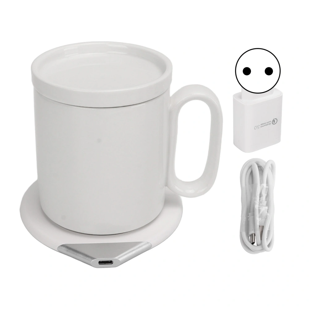 Electric Cup Warmer Charger 350ml Cup Wireless Phone Charge Waterproof High Safety Cup Heater Phone Charger 100‑