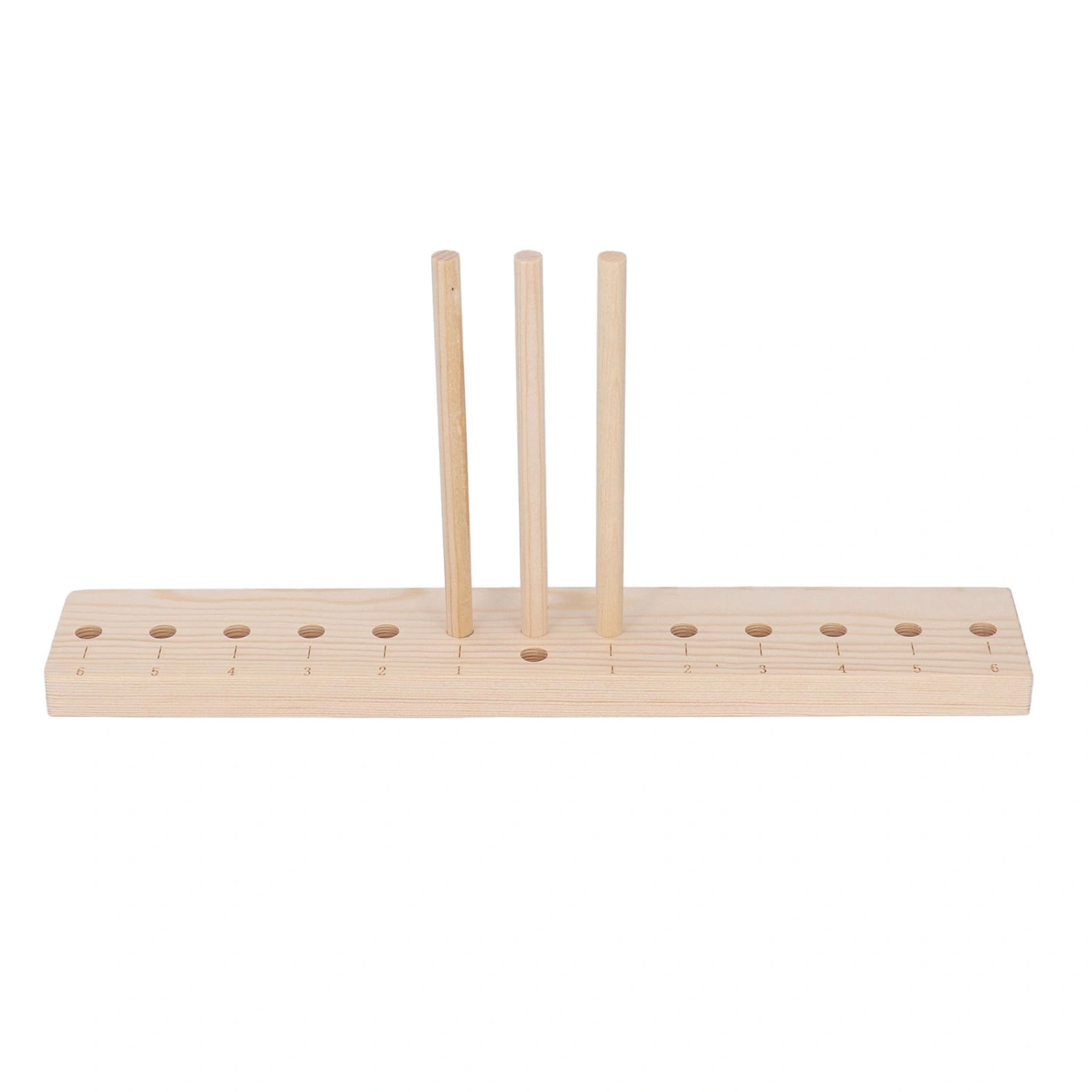 Bow Maker Adjustment Pins Lightweight Oak Bow Making Tool with 3 Long Stick for DIY Crafts Christmas Party Decorations
