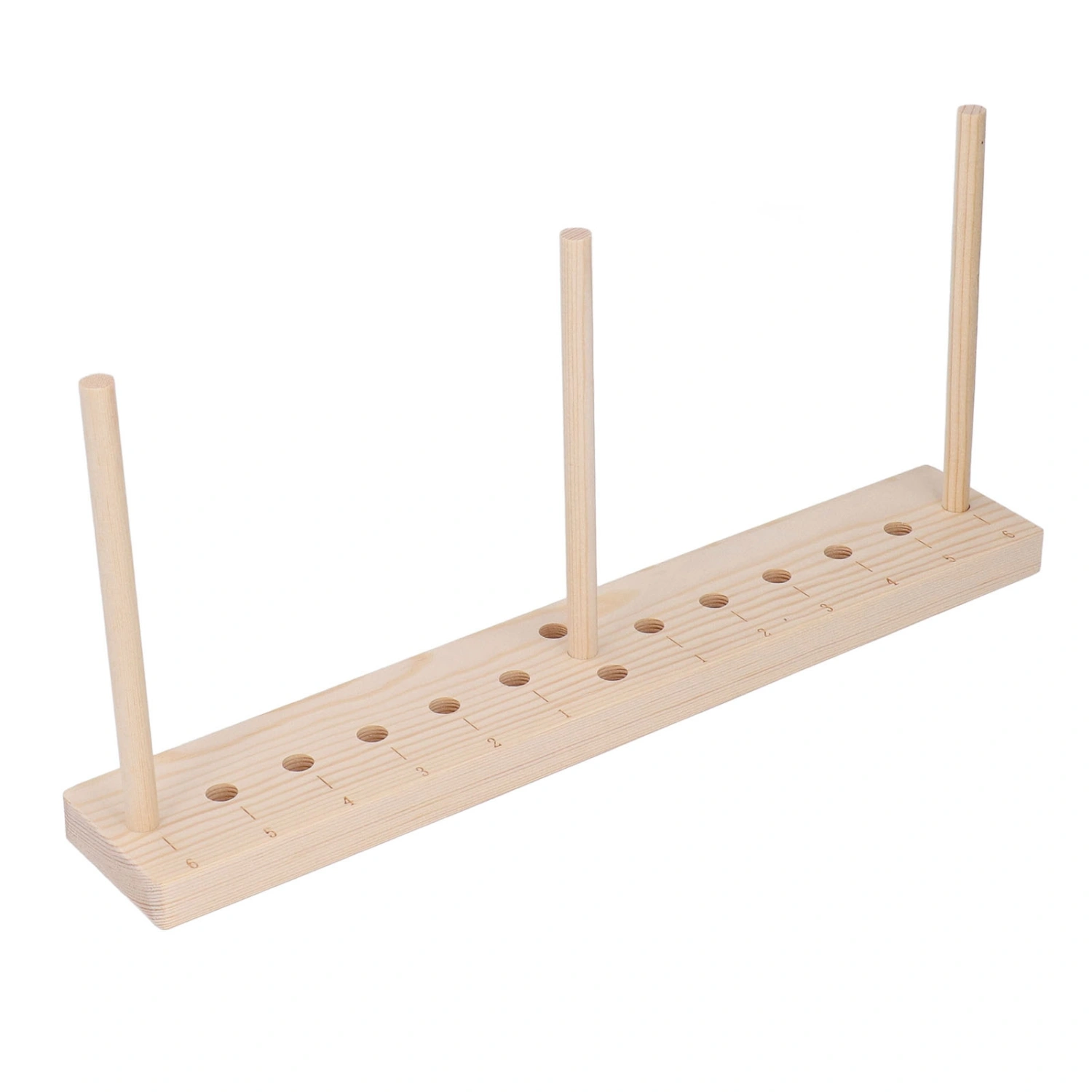 Bow Maker Adjustment Pins Lightweight Oak Bow Making Tool with 3 Long Stick for DIY Crafts Christmas Party Decorations