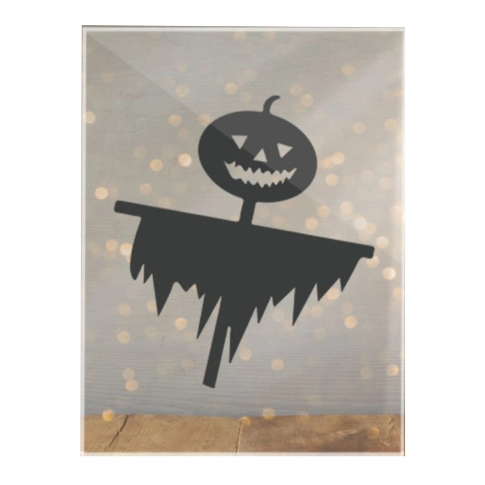 Acrylic Ornament Halloween Theme 12cm Wide 18cm Long Waterproof Decorative Desktop Acrylic Decoration for Home CBS718X14