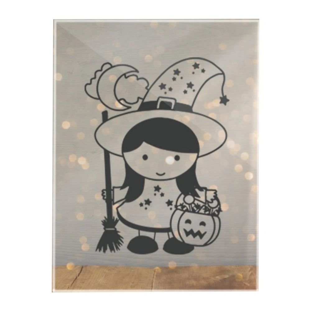 Acrylic Table Picture Durable Waterproof Halloween Theme Style Desktop Decorative Picture for Table Decoration Halloween CBS718X15