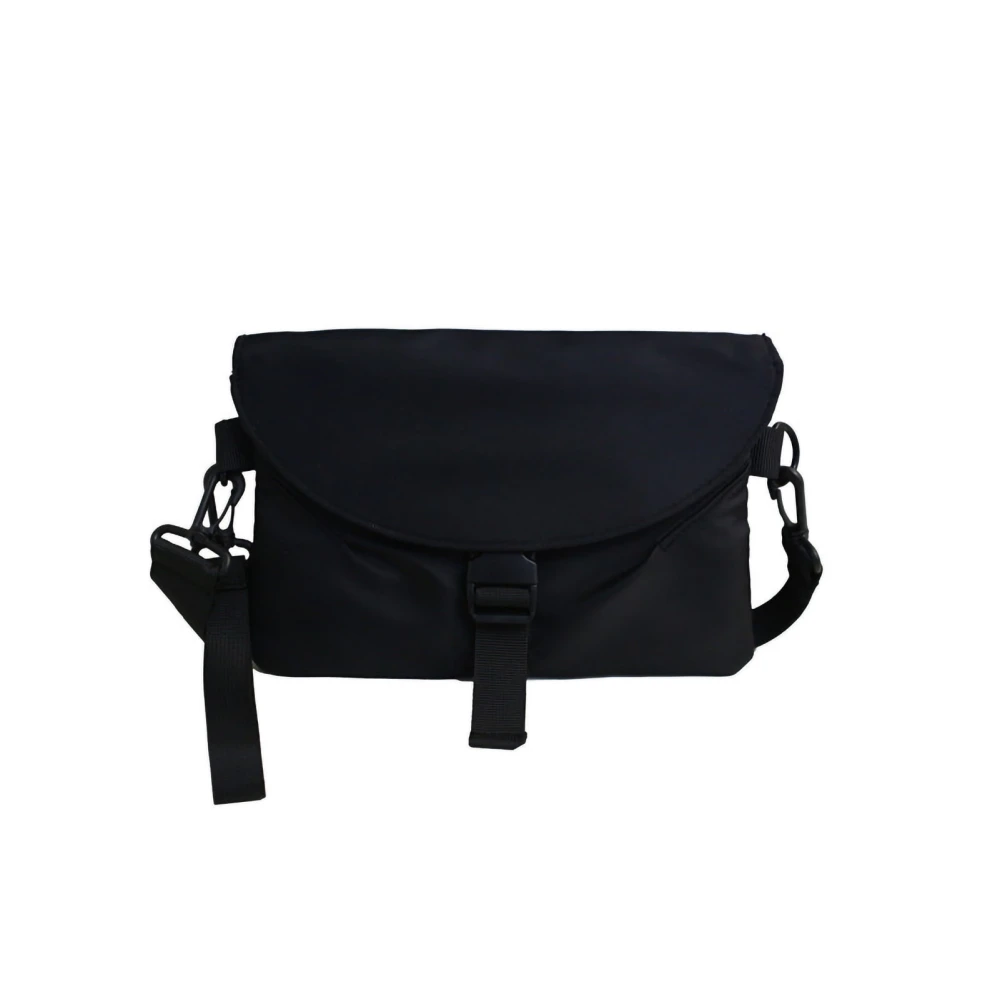 Messenger Bag Large Capacity Easy Combination Unisex Casual Messenger Bag Shoulder Bag for Travel Black