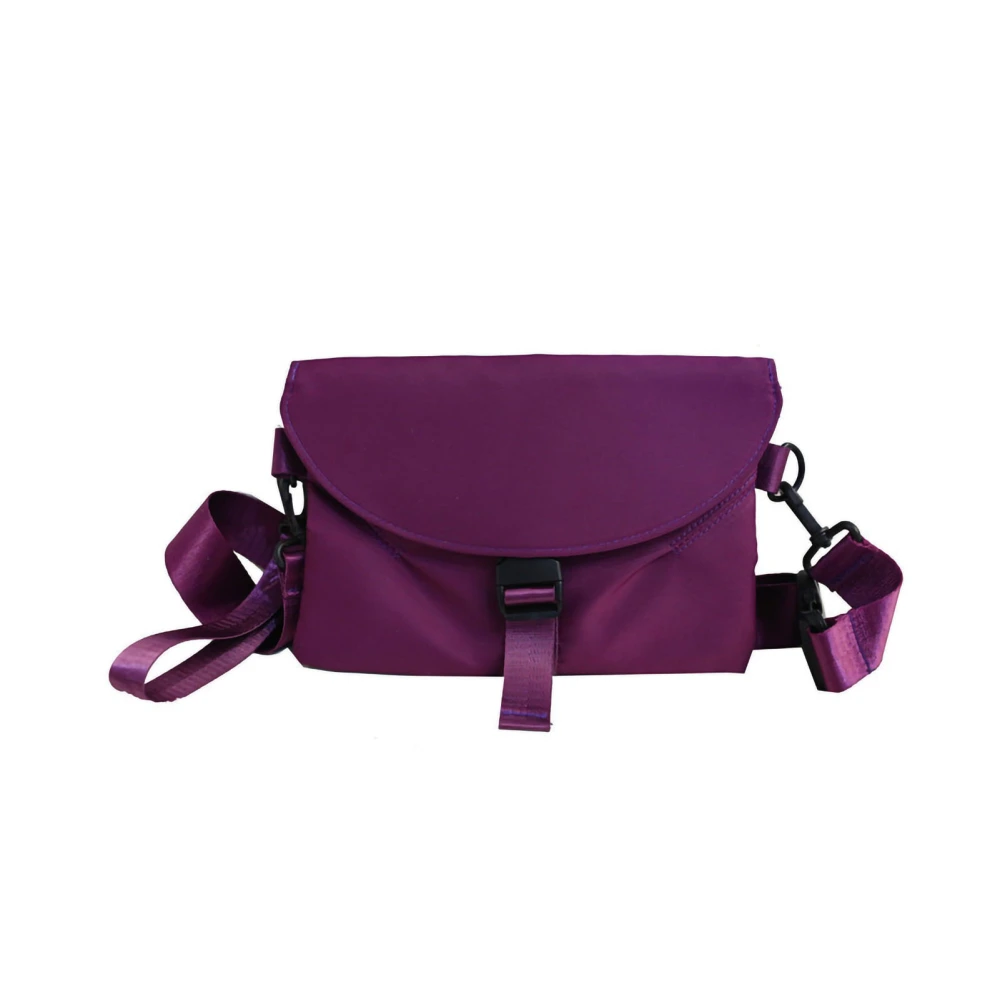 Messenger Bag Large Capacity Easy Combination Unisex Casual Messenger Bag Shoulder Bag for Travel Purple