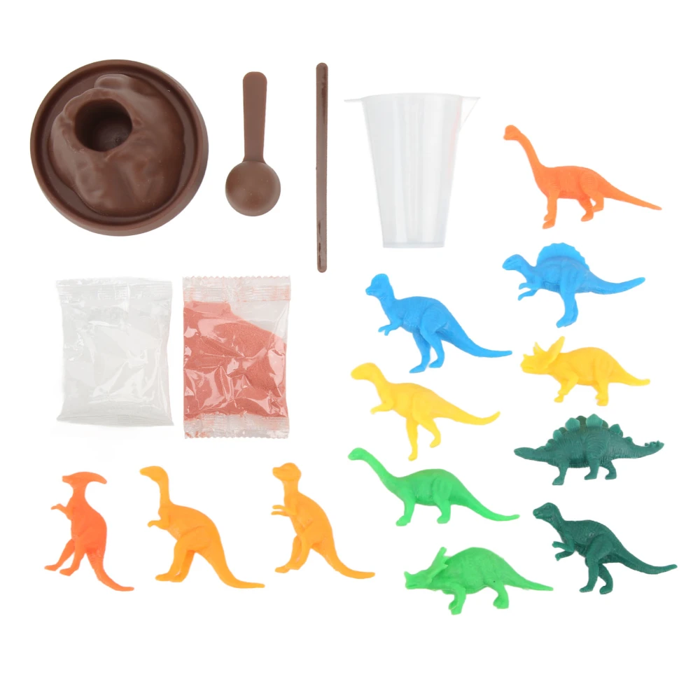 Kids Science Kit Simulation Small Snow Mountain 12 Dinosaur Toys Educational DIY Science Experiment Kit