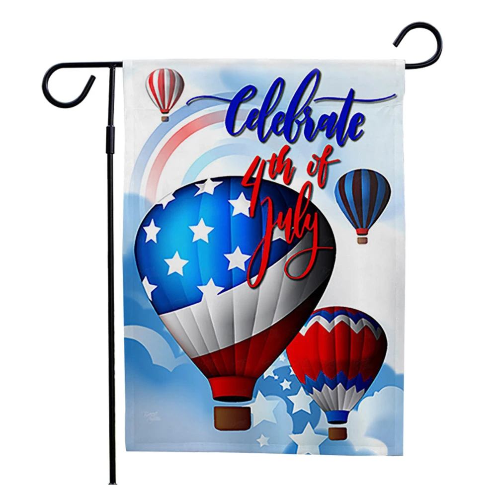 4th of July Garden Flag Independence Day Celebration Single Sided Outside Decoration CGF069