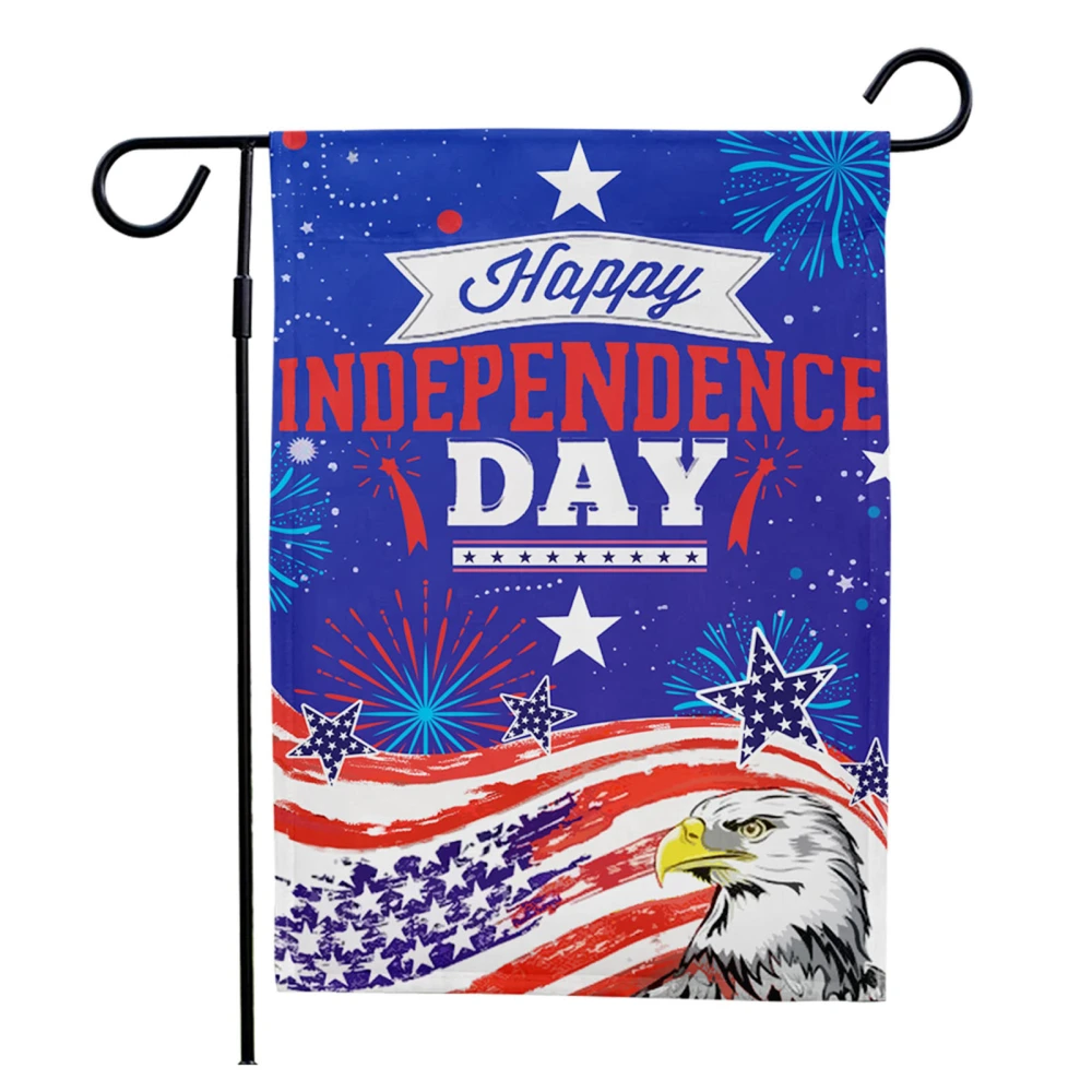 4th of July Garden Flag Independence Day Celebration Single Sided Outside Decoration CGF068