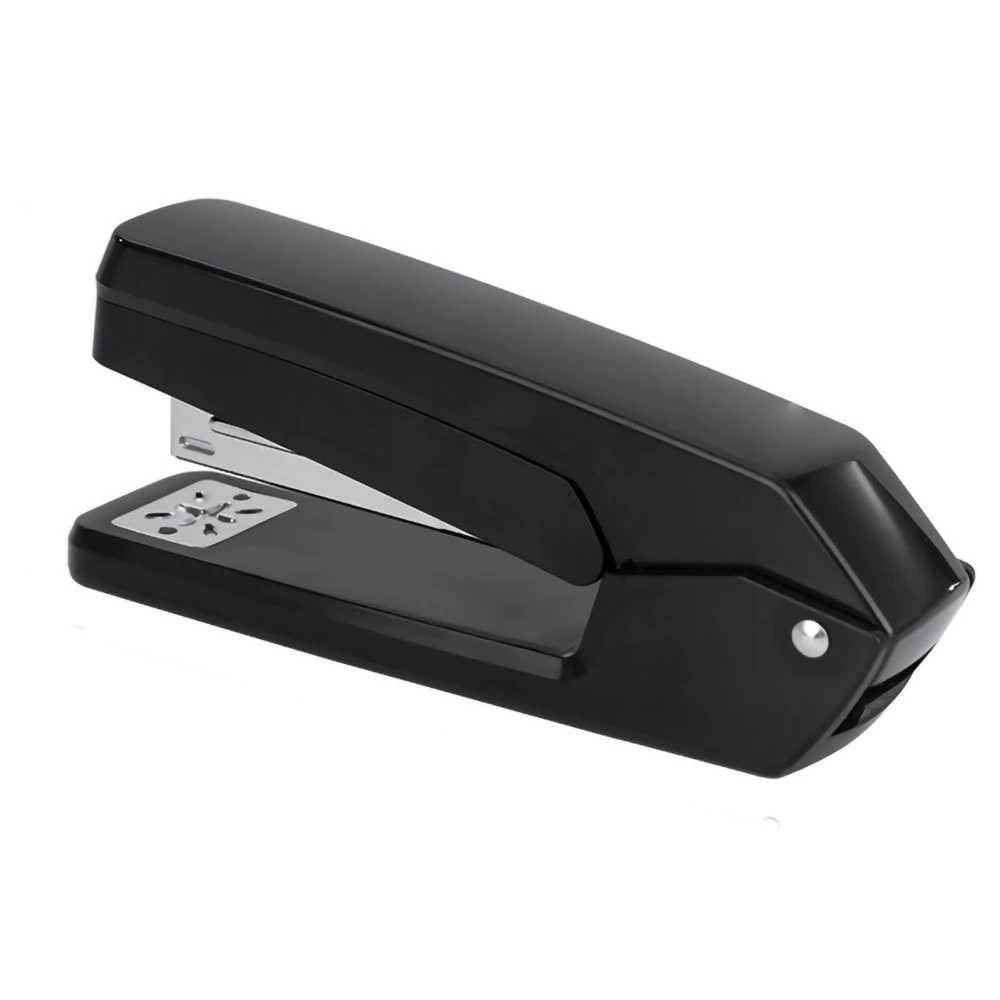 Swing Stapler ABS Metal Material 50 Pcs Paper Fastener 20 Sheets Capacity Desktop Staplers for Office School Black