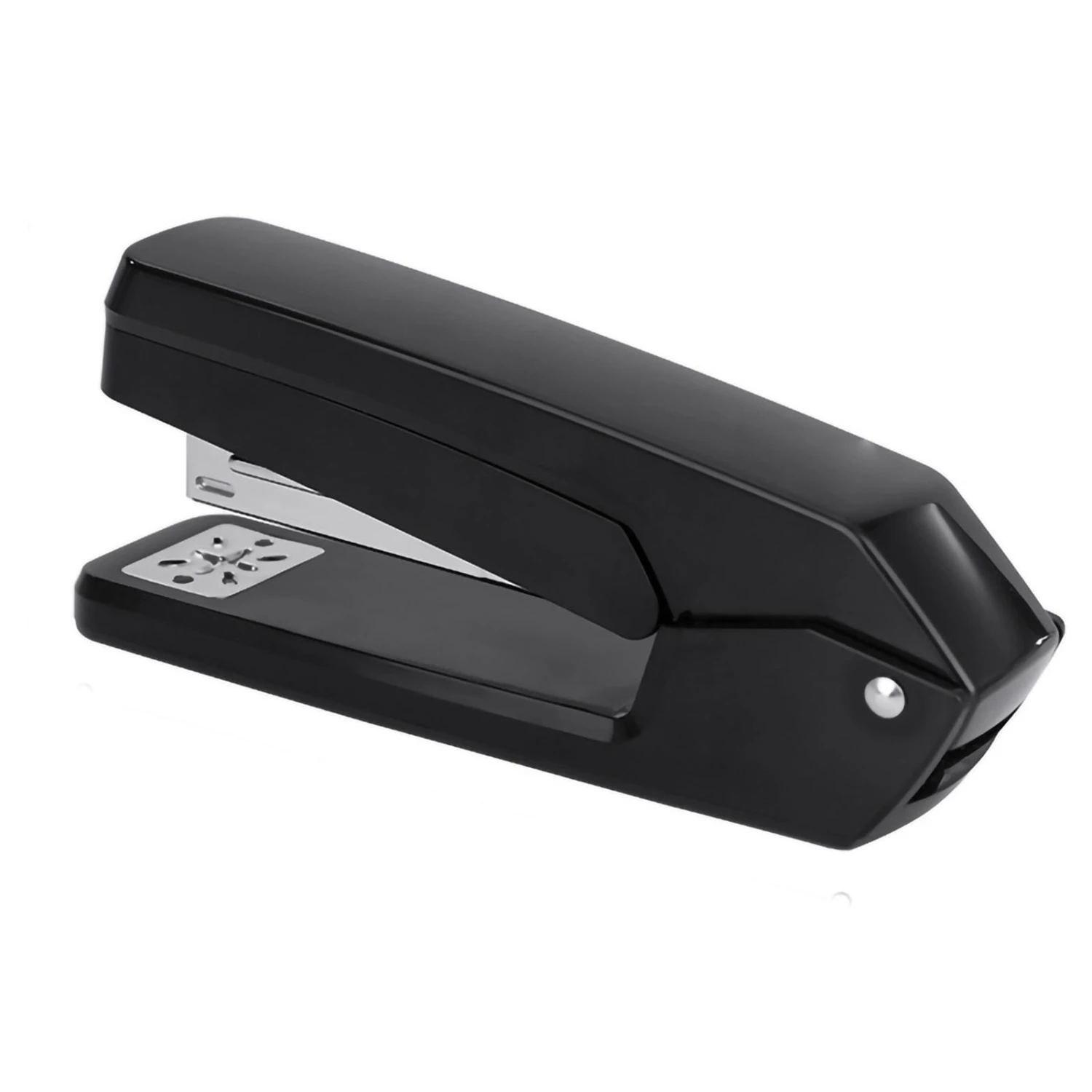 Swing Stapler ABS Metal Material 50 Pcs Paper Fastener 20 Sheets Capacity Desktop Staplers for Office School Black