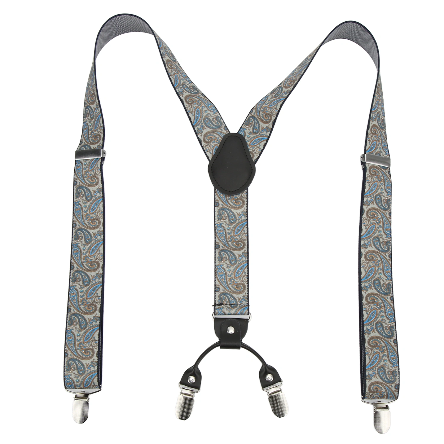 Mens Suspenders 1.4x45.3in Sturdy Durable Metal Clip Y Back Great Comfort Adjustable Mens Dress Suspenders for Adult