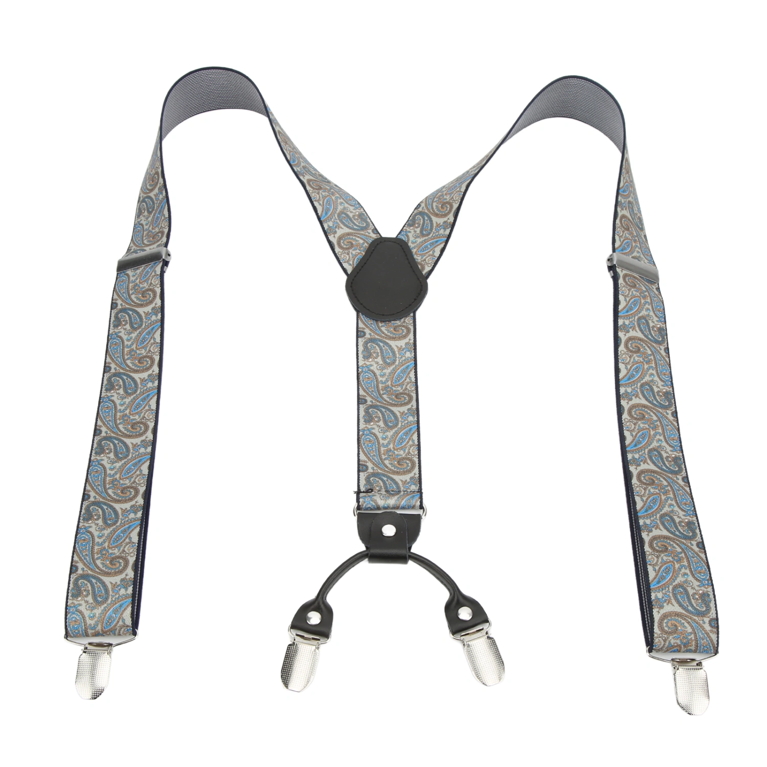 Mens Suspenders 1.4x45.3in Sturdy Durable Metal Clip Y Back Great Comfort Adjustable Mens Dress Suspenders for Adult