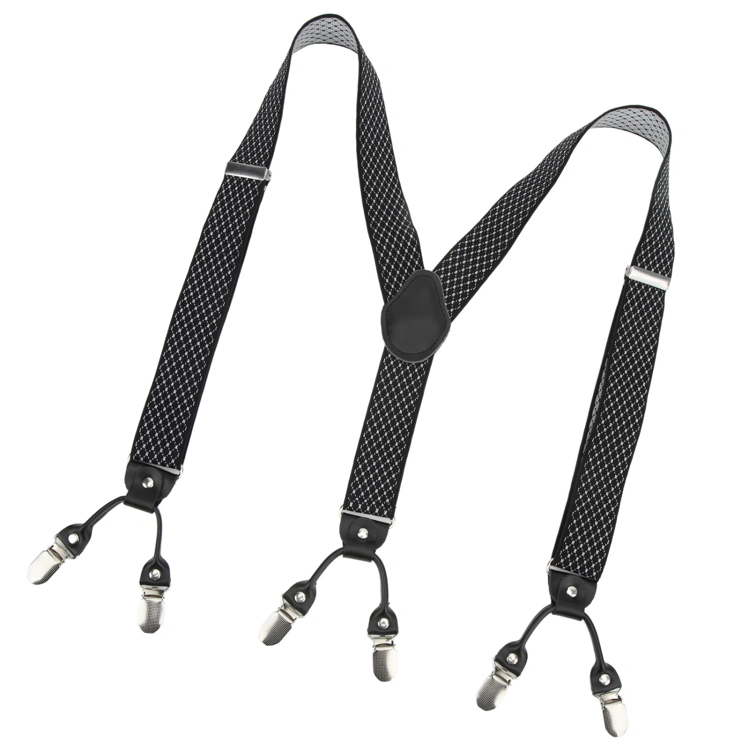 Mens Suspenders Easy Adjustable Y Shaped Straps 3.5x110cm/1.4x43.3in Ergonomic Suspenders for Clothing Matching