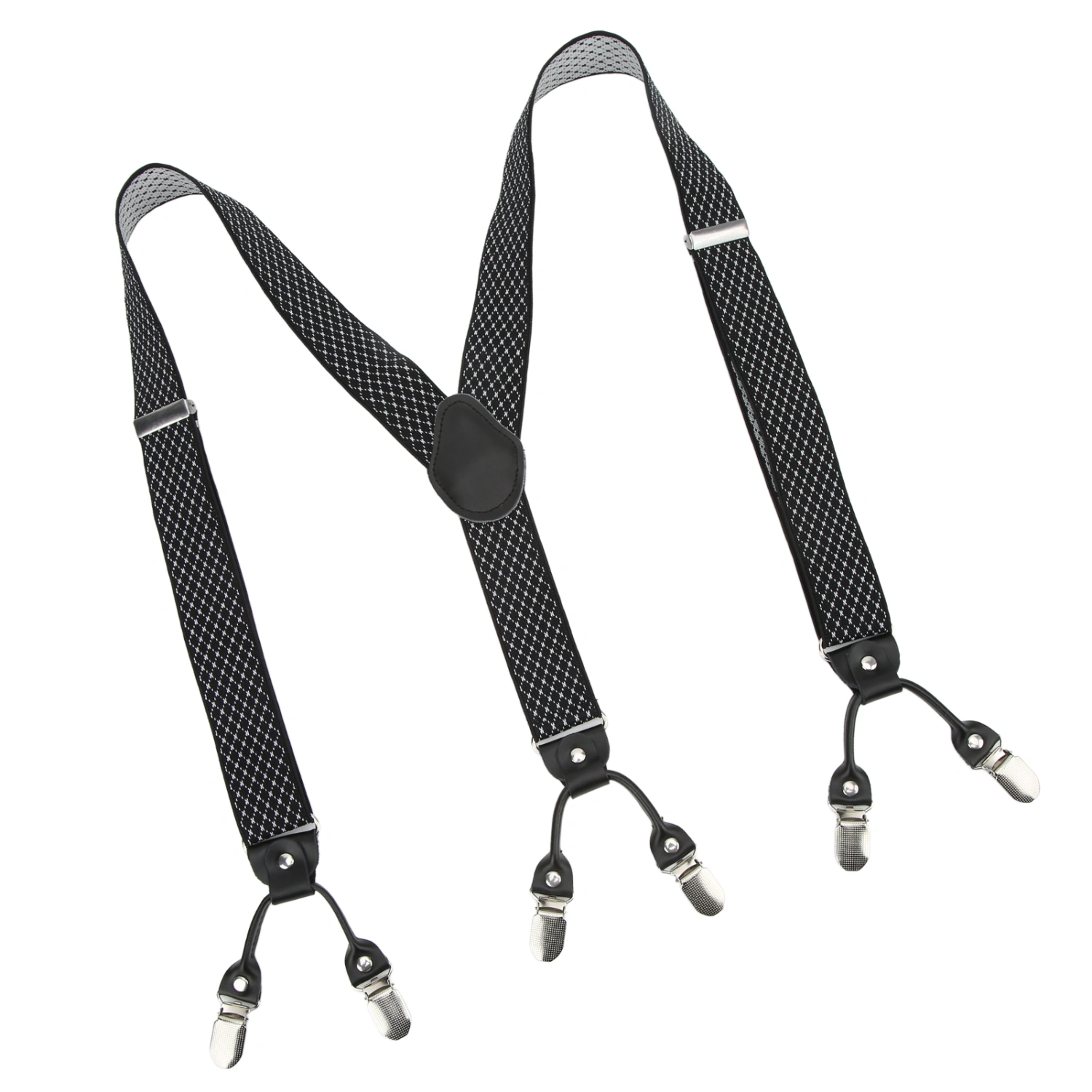 Mens Suspenders Easy Adjustable Y Shaped Straps 3.5x110cm/1.4x43.3in Ergonomic Suspenders for Clothing Matching