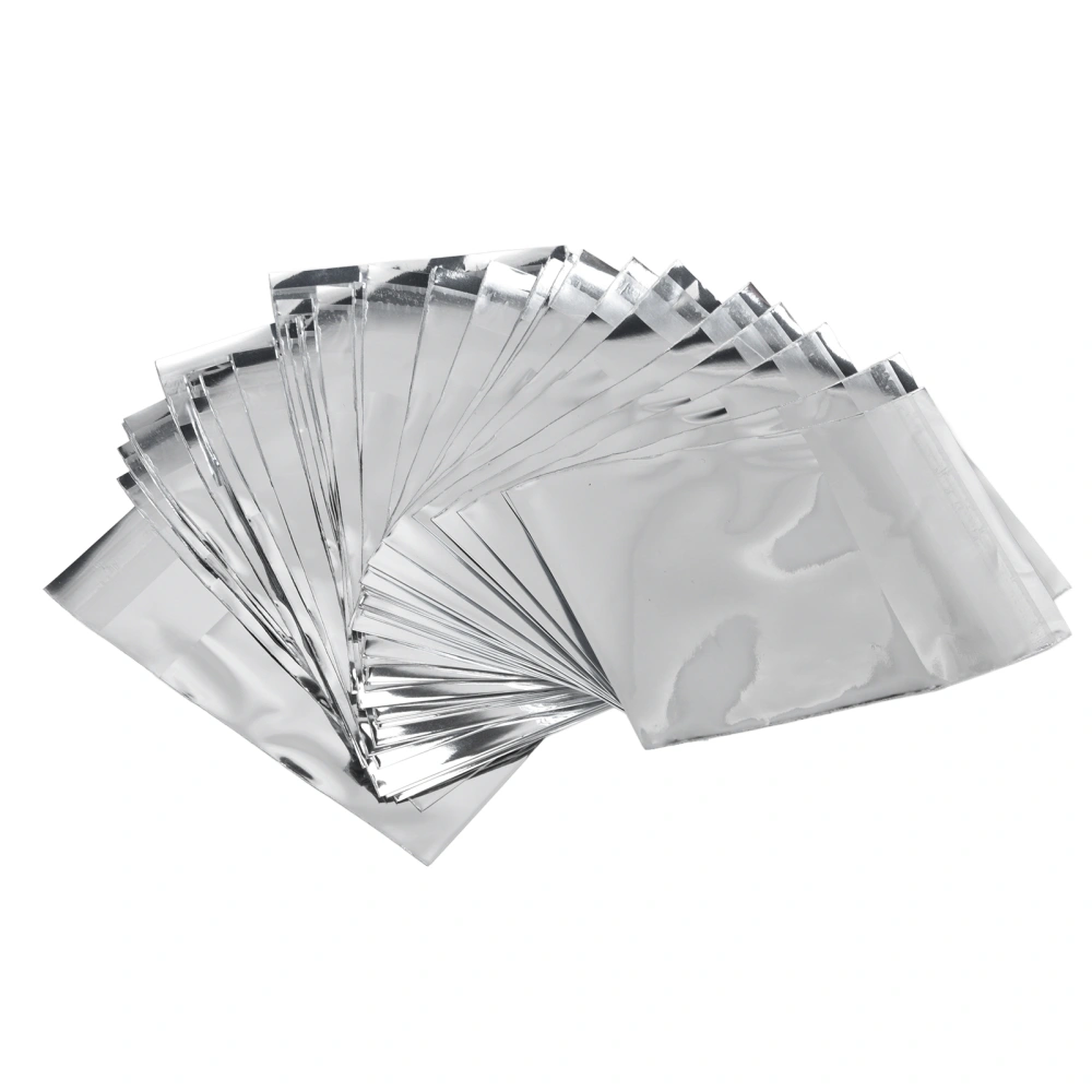 50Pcs Resealable Bags Waterproof Dustproof Effort Saving Reusable Durable Aluminum Foil Widely Used Smell Proof Bags6.5x6.5cm