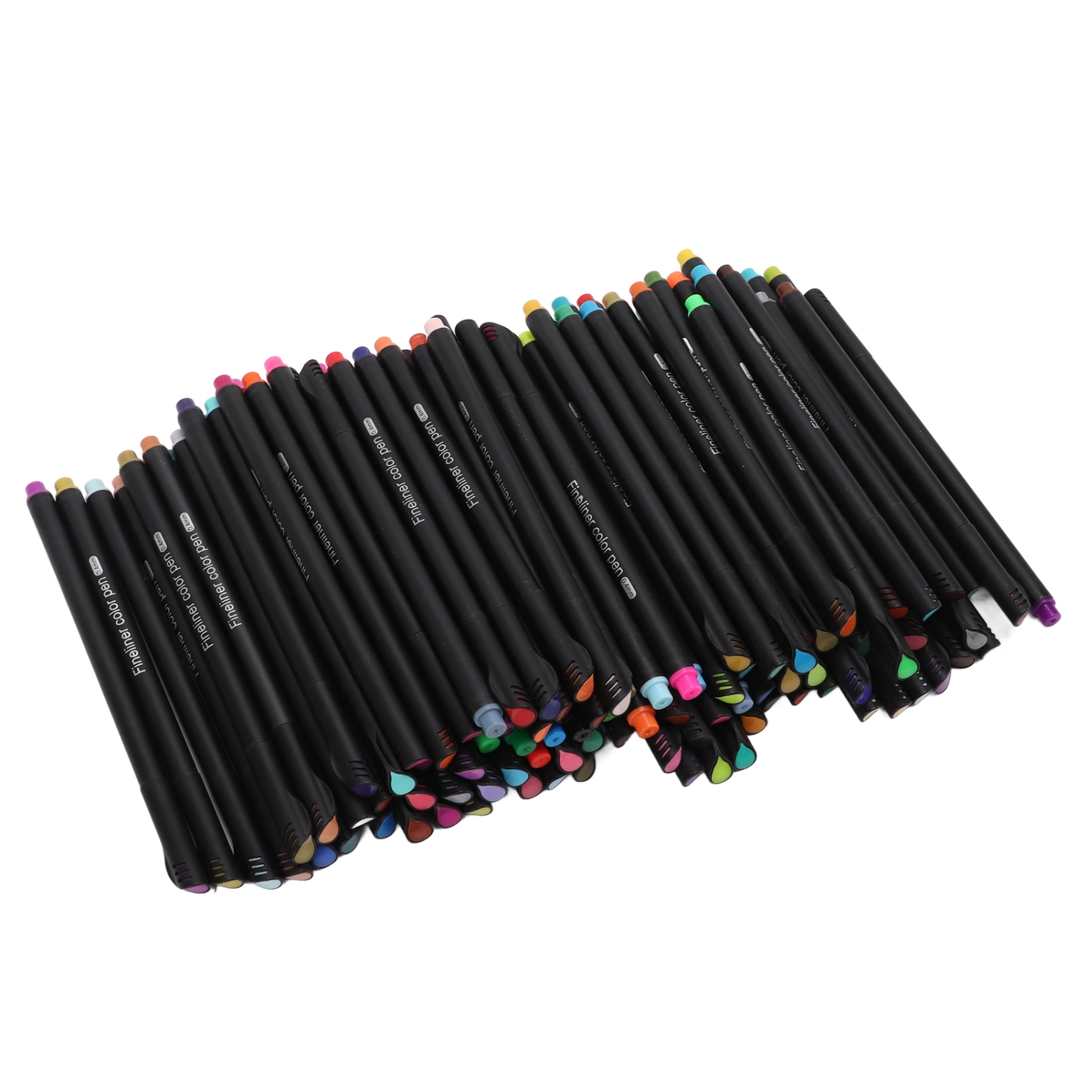 100pcs Fine Tip Pens Water Soluble Pigments Glossy Writing Vivid Bright Color DIY Making Fineliner Coloring Pen Set