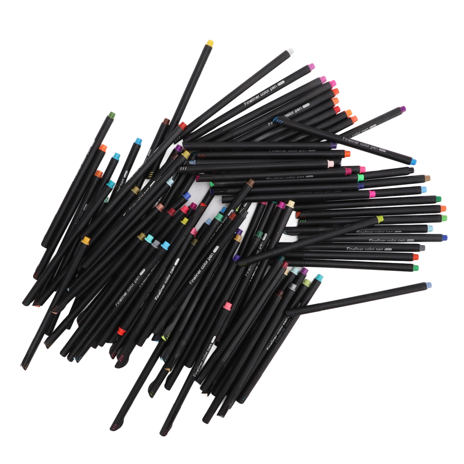 100pcs Fine Tip Pens Water Soluble Pigments Glossy Writing Vivid Bright Color DIY Making Fineliner Coloring Pen Set