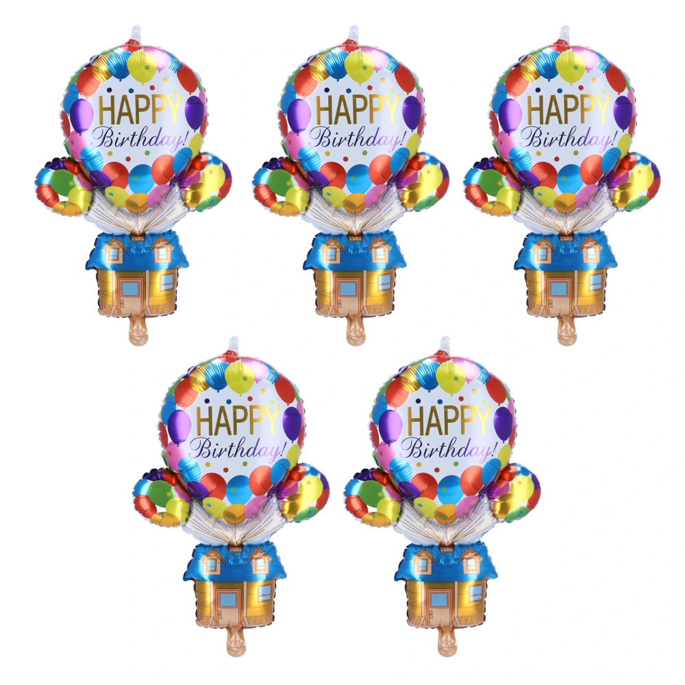 Balloon Happy Birthday Party Background Decoration Aluminum Foil Balloons Photo Props