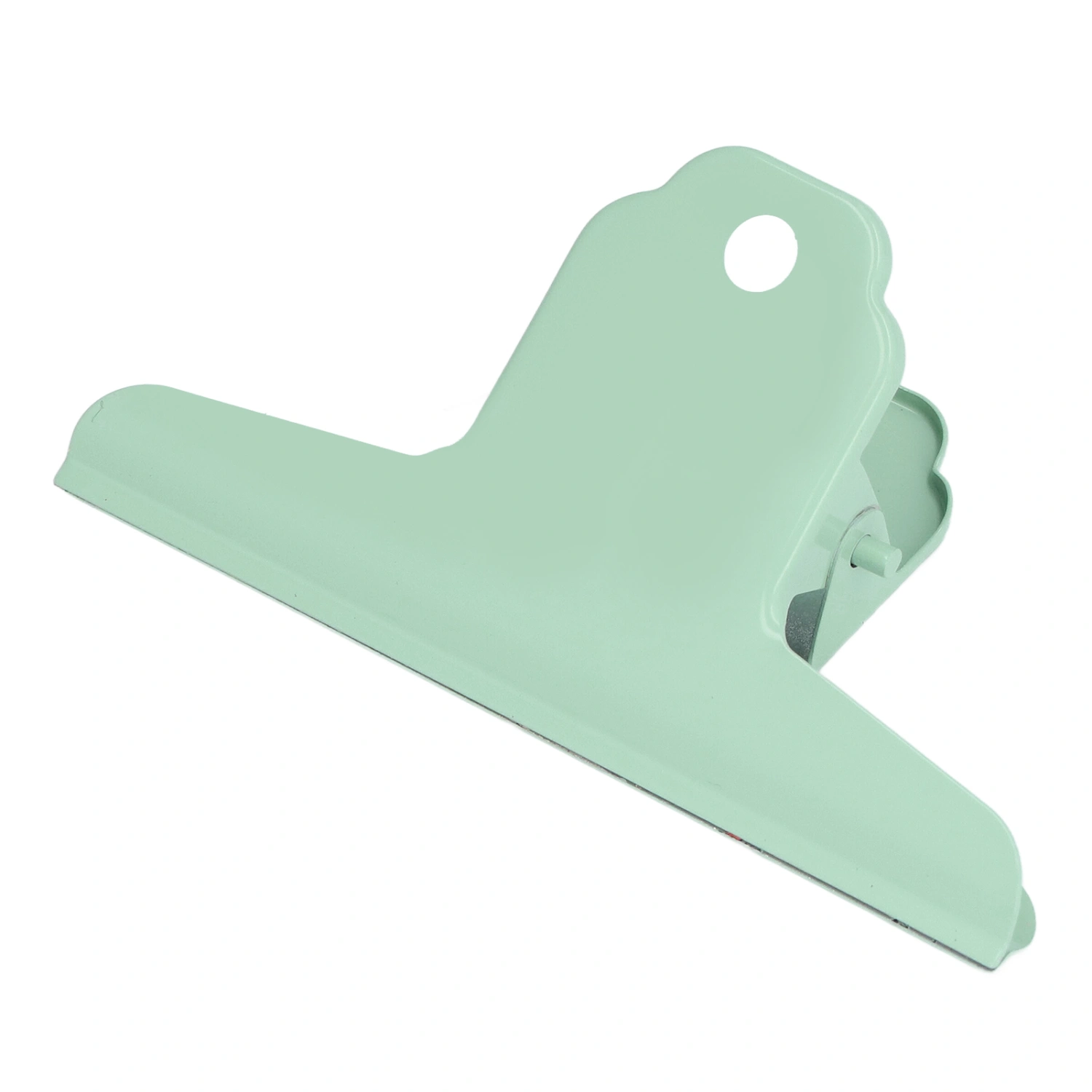 Paper Clips Durable Wearable Convenient Practical Compact Portable Comfortable Handle Stable Clamping Tool for OfficeGreen