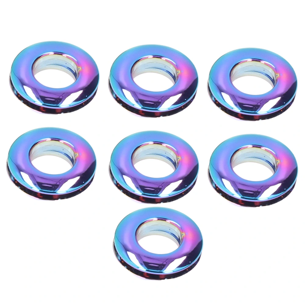 10pcs Eyelets Buttons Metal Smooth Surface Exquisite High Hardness Grommet Kit for DIY Clothing Bag WalletColorful