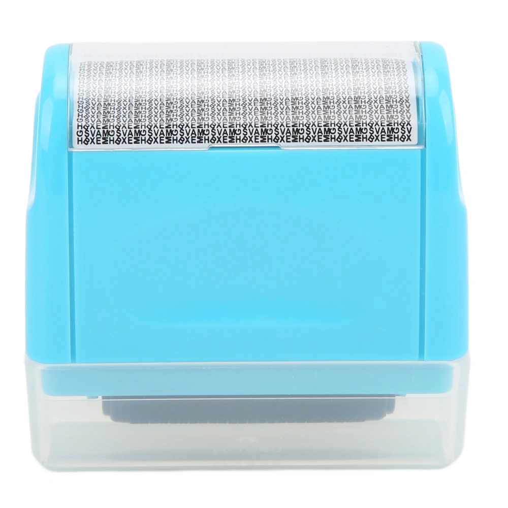 Confidential Stamp Photosensitive Roller Detachable Window Small Body Identity Protection Roller StampsBlue