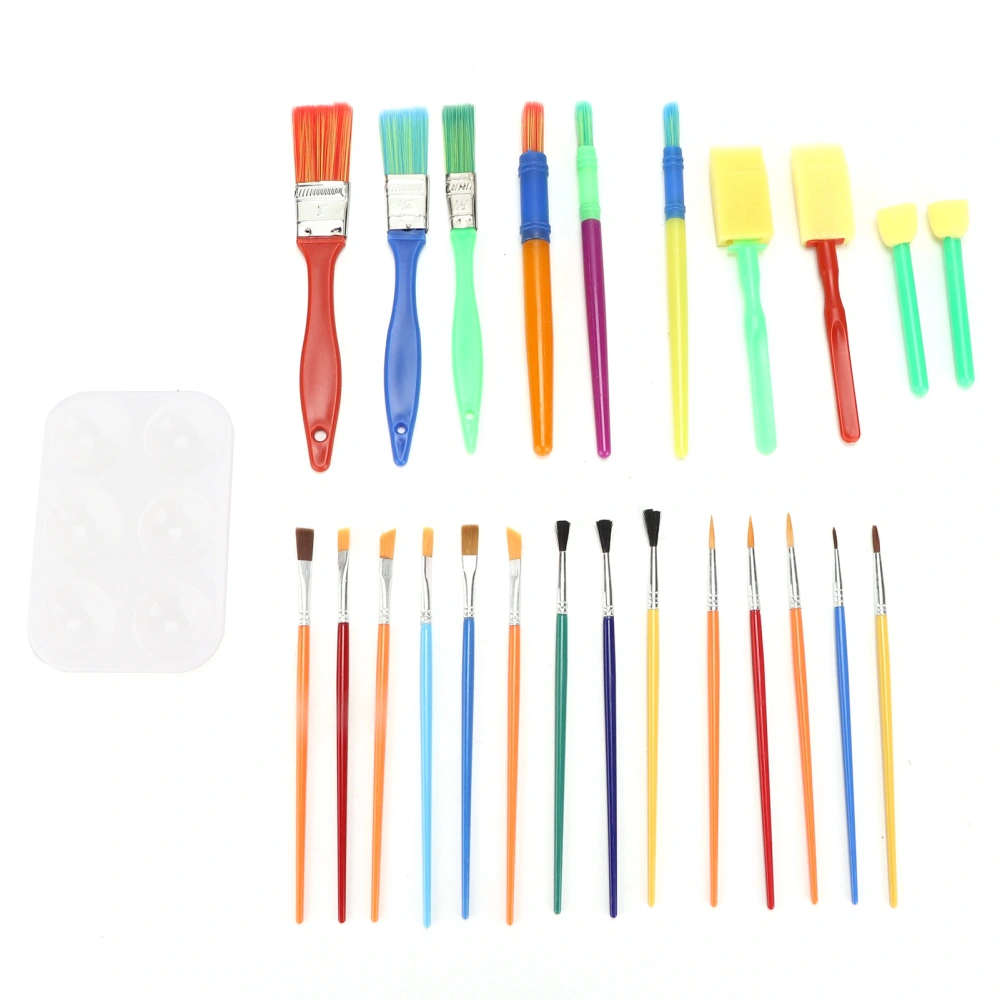 Painting Brush Set 20 Sizes Multifunctional Durable Portable Convenient Paintbrushes for Artist Students Kids