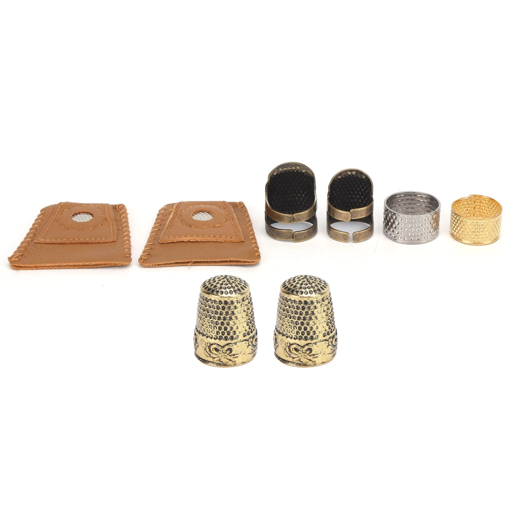 Sewing Thimble Copper Reusable Durable Metal Finger Protectors for Retro Hand Working