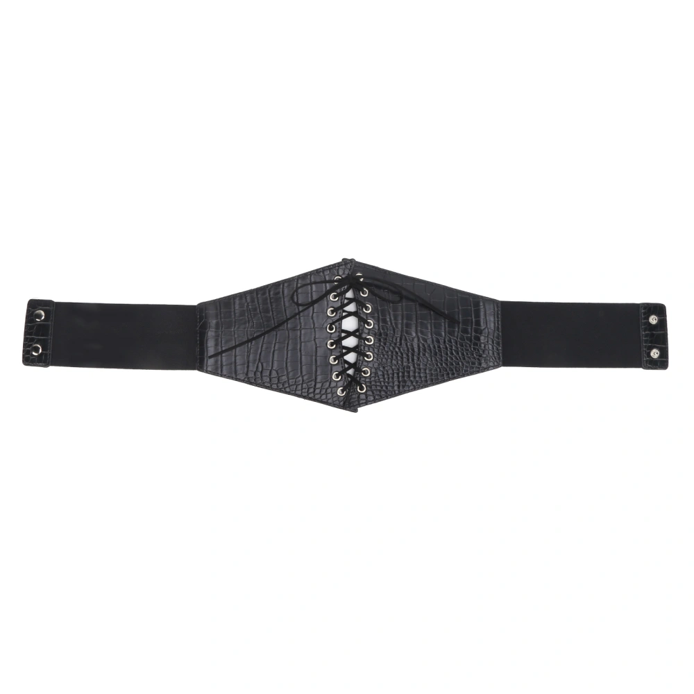 Corset Belt Medieval Gothic Style Soft Fabric Showing Figure Put On Take Off Easily Waistband for Clothing Decoration