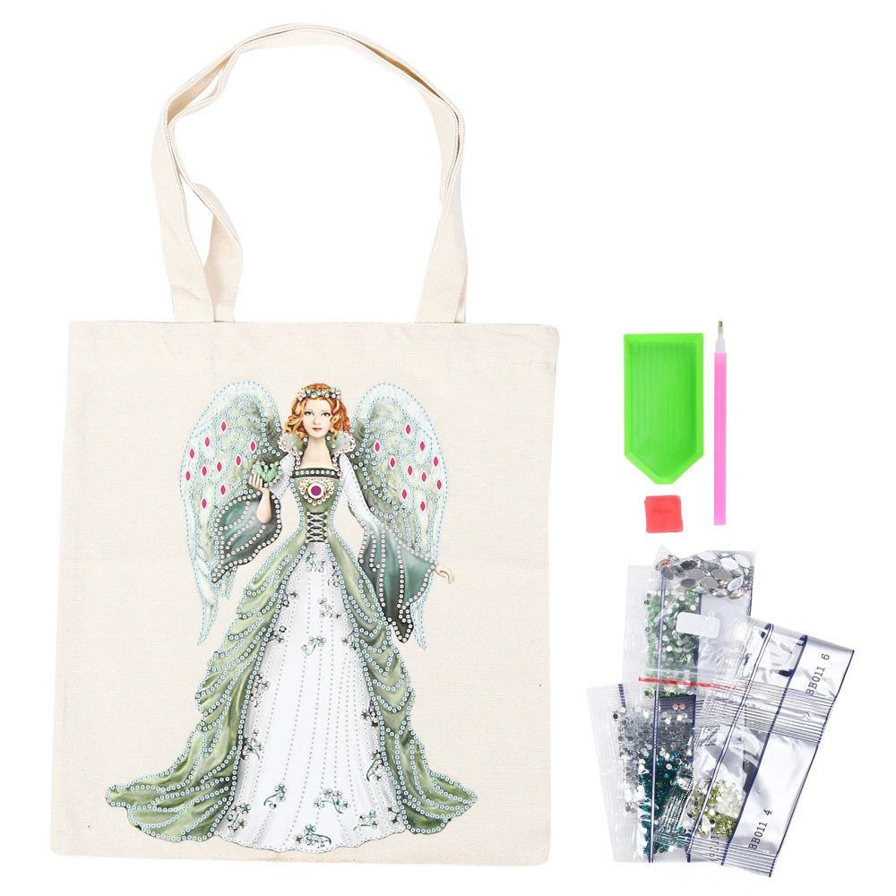 DIY Diamond Painting Shopping Bag Rhinestones Painting Tote Bag with Handles Tool SetBB011