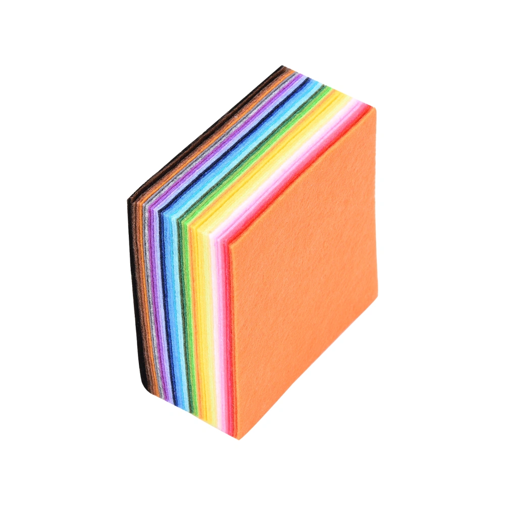 40pcs Non Woven Fabric Cloth DIY Crafts Felt Fabric Home Decoration 15x15cm Sewing Accessory