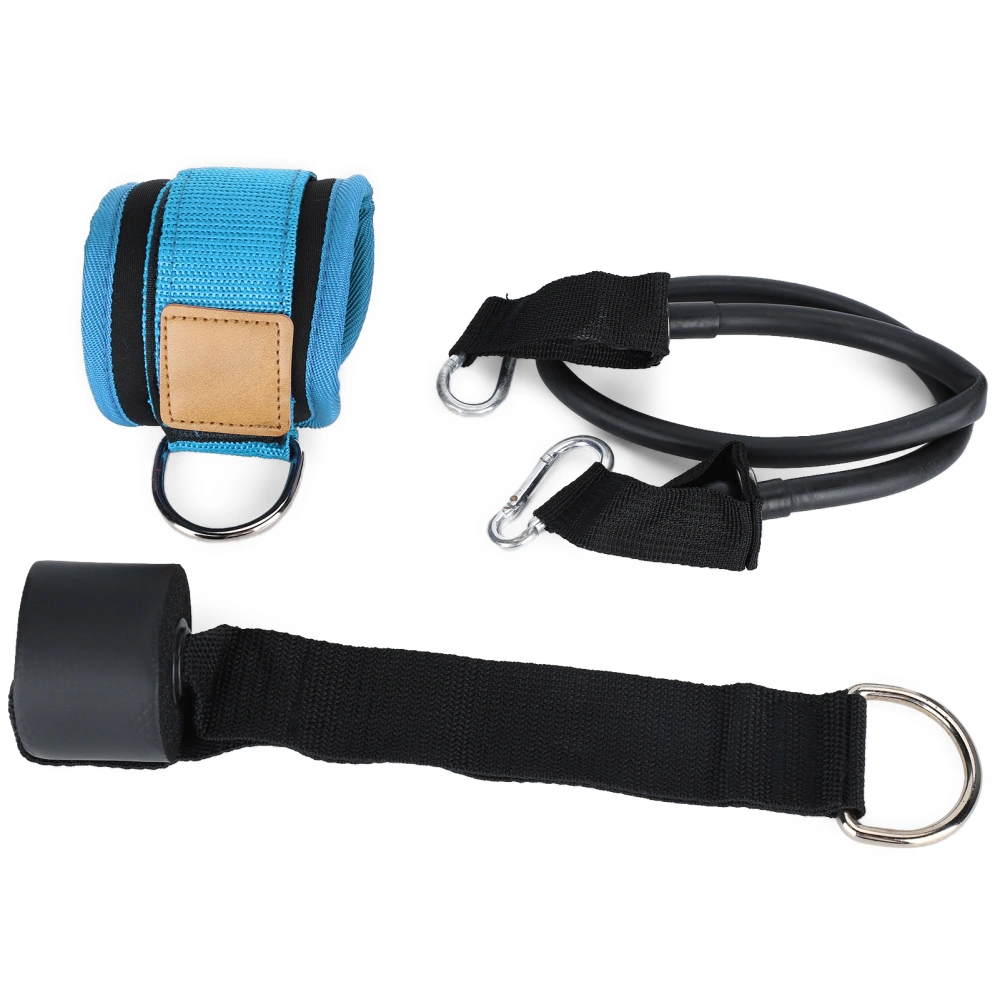 Fitness Elastic Bands for Physical Education Classes Legs Training with Ankle Ring BuckleBlue