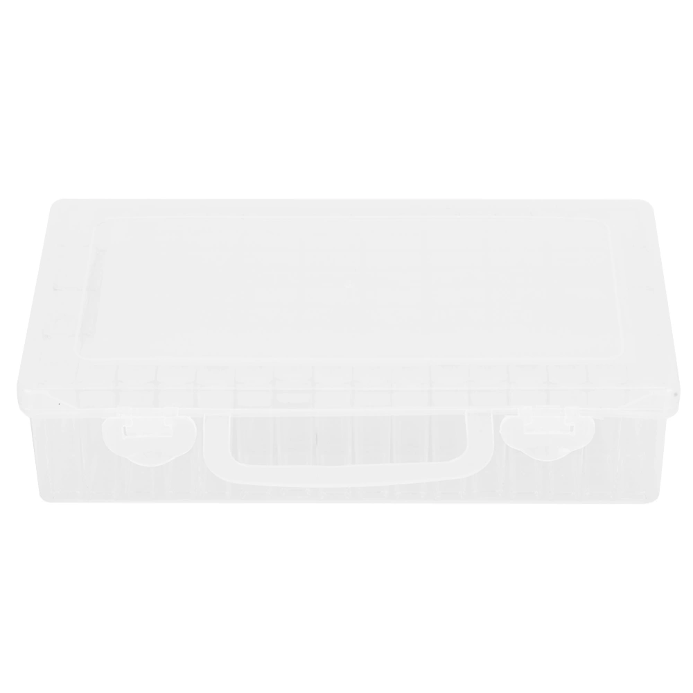 64 Gird Diamond Painting Container Clear Plastic Cross Stitch Hand&#8209;Made DIY Storage Box