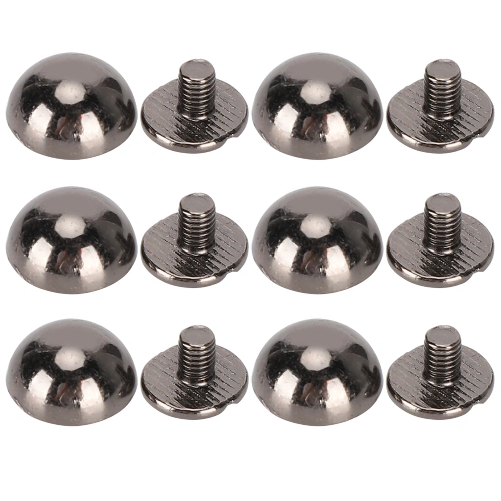 Mushroom Rivets Round Head Screw Dome DIY Stud Buttons for Bag Shoes Clothing Decor